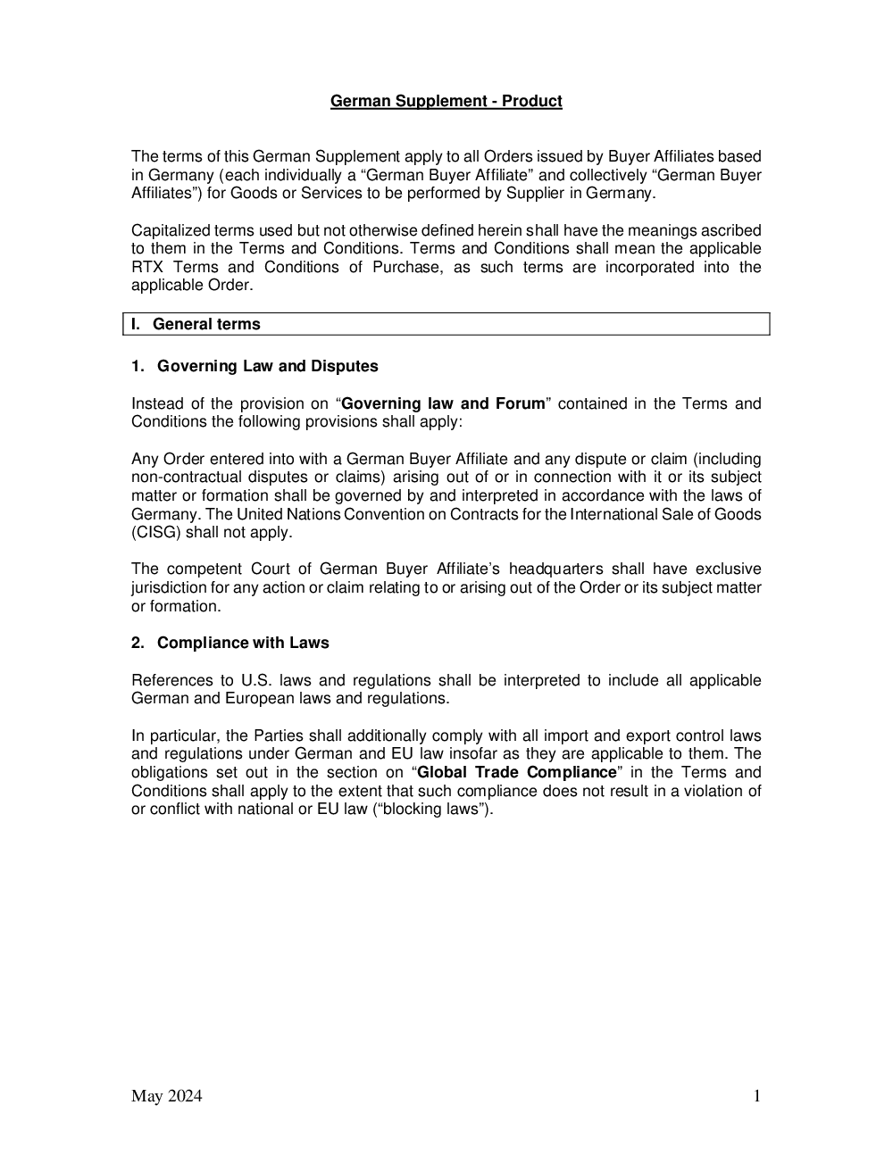UTC Supplier Docs - - Home